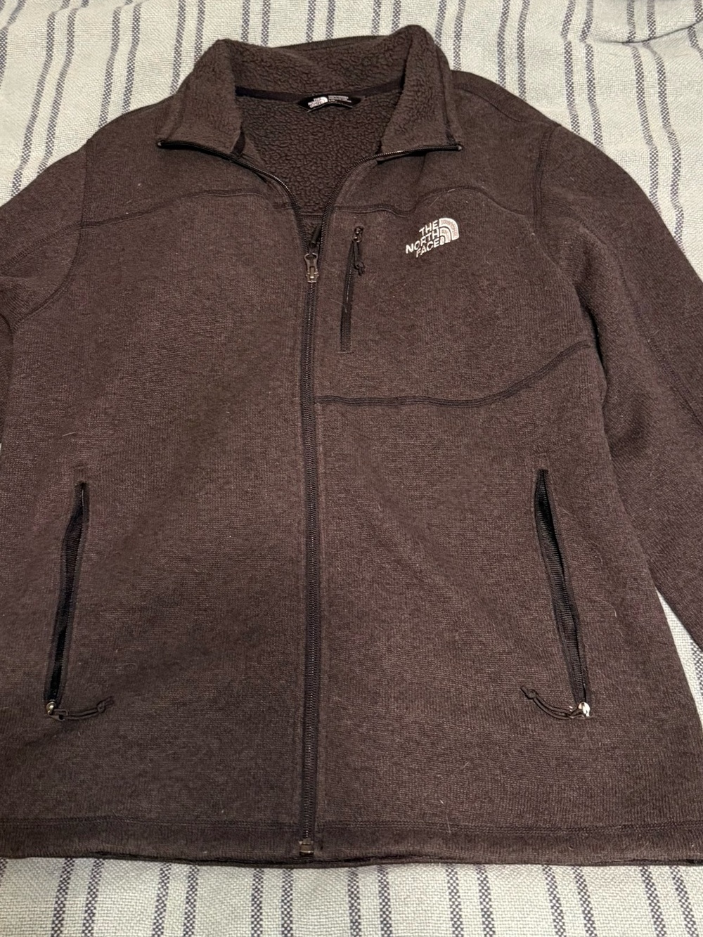 The North Face x PlayStation Men’s Dark Brown Full-Zip Fleece Jacket